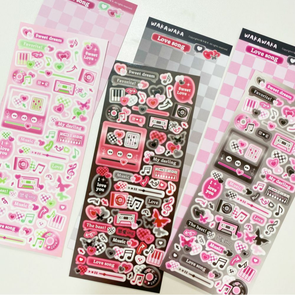 SCRAPBOOK Music Decorative STI - Glitter Vinyl Roll ulasan dan harga