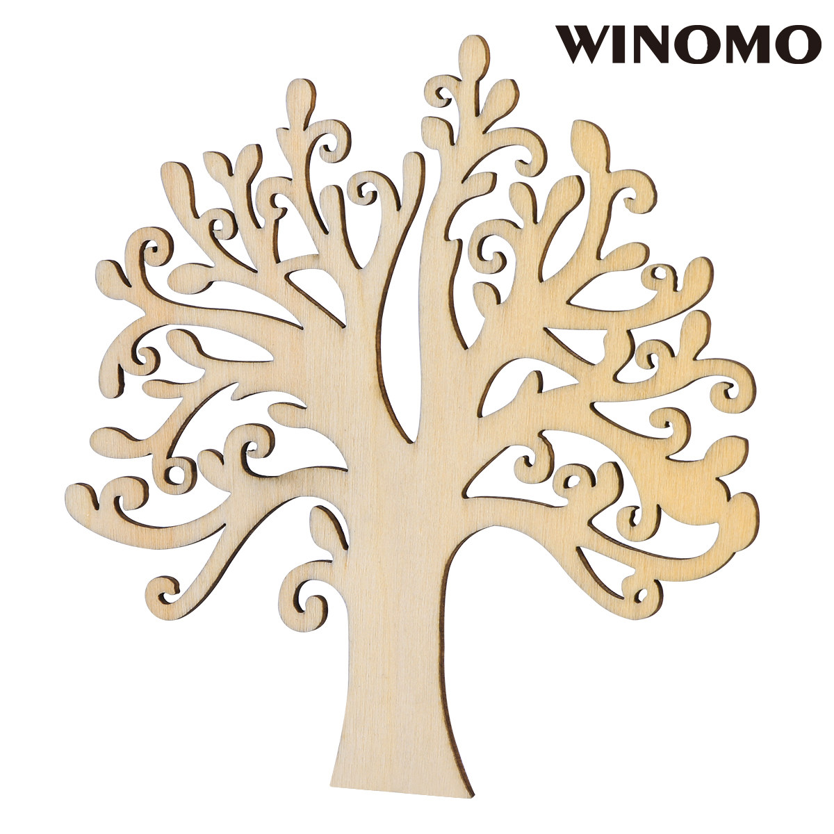 10Pcs Raw Wood Tree Craft Slic - Christmas Craft Embellishment ulasan dan harga