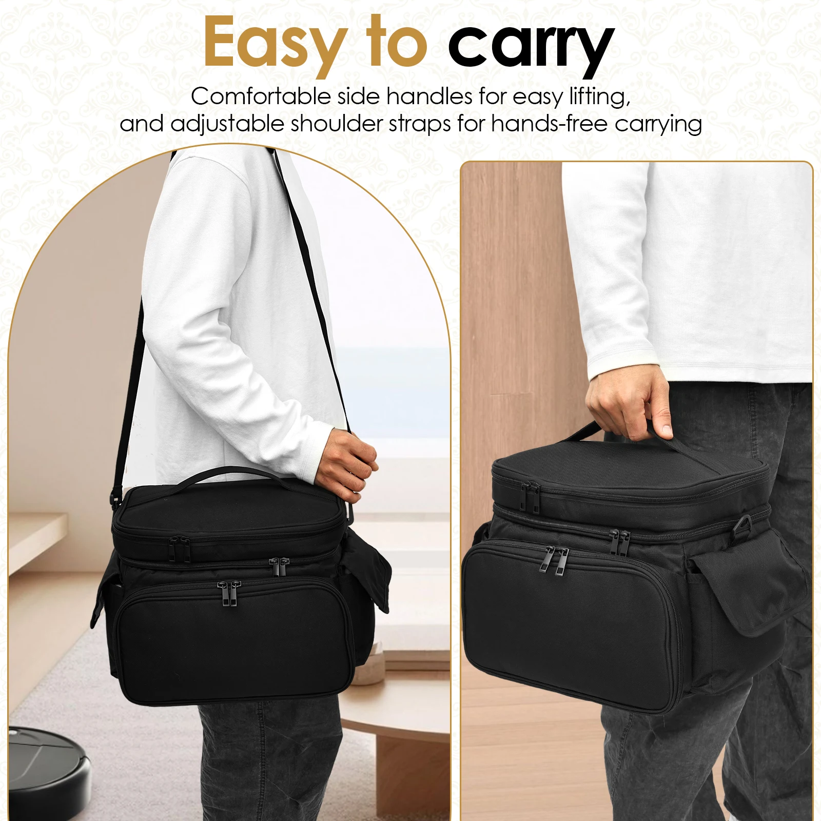 Large Sewing Bag Wool Knitting - Craft Embellishment Storage ulasan dan harga