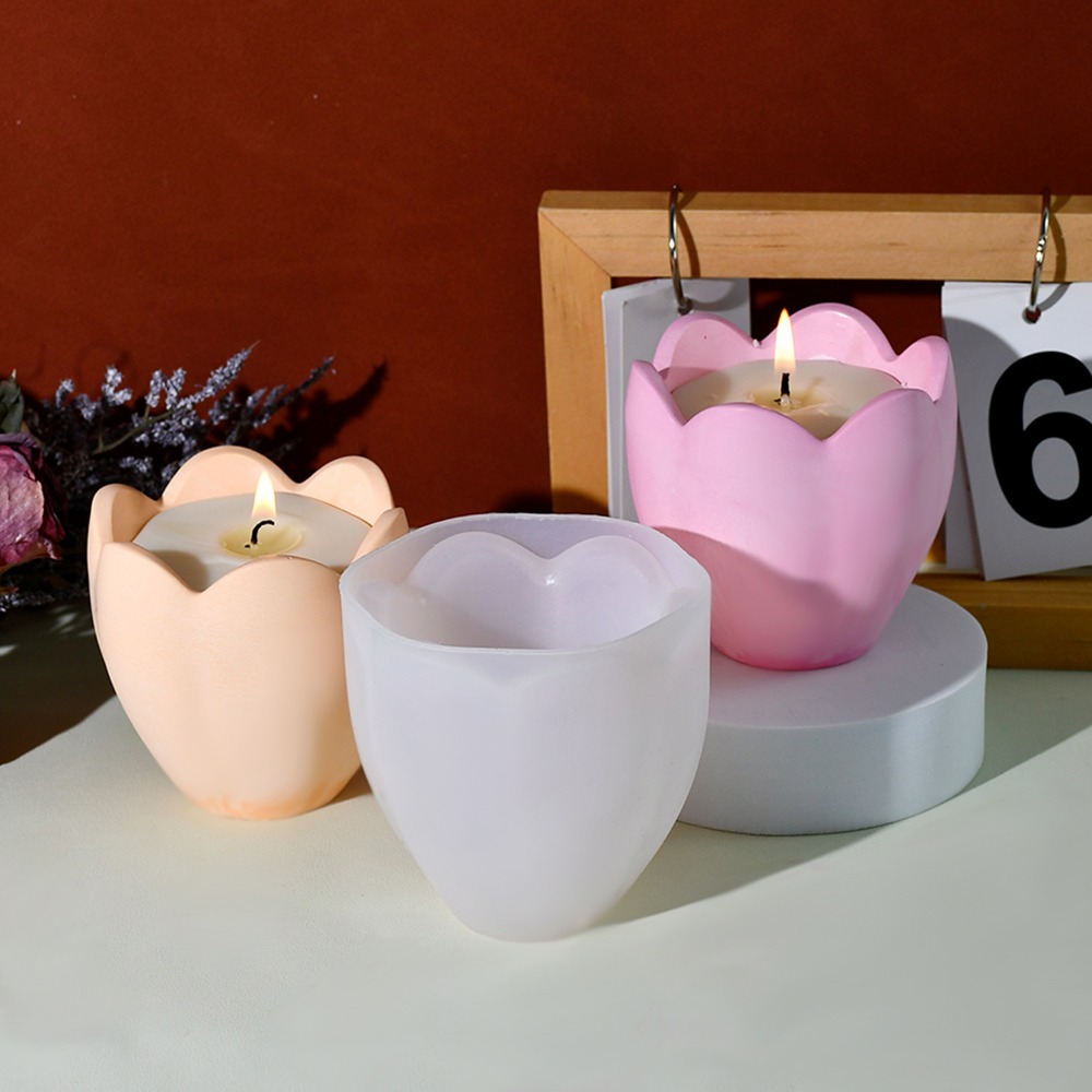 Tulip Candle Holder Silicone M - Craft Embellishment Storage ulasan dan harga