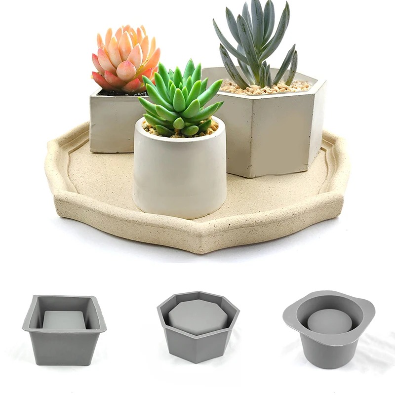 Flower Pot Silicone Mold For D - Craft Embellishment Storage ulasan dan harga