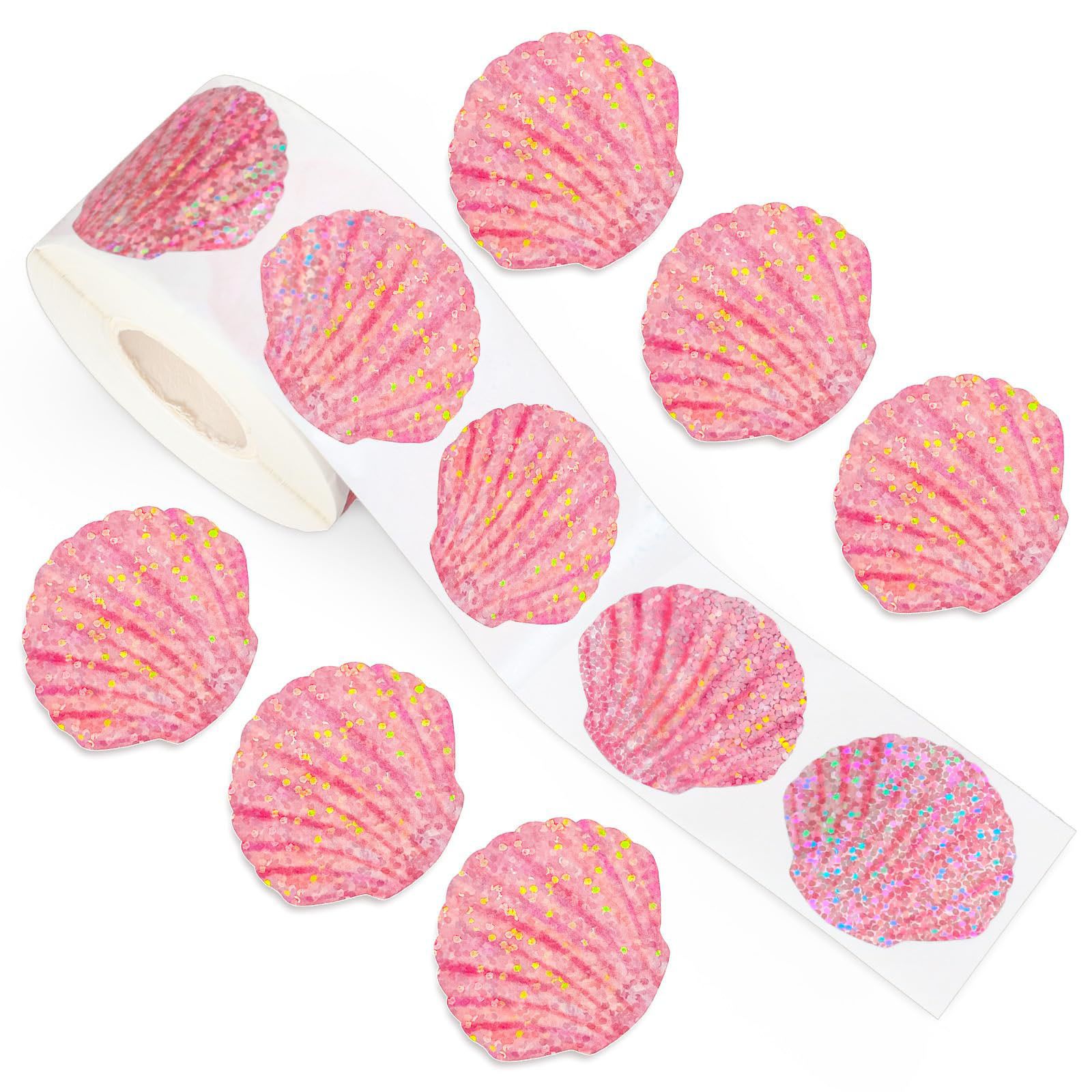 500 Pcs Summer Seashell Sticke - Glitter Vinyl Roll ulasan dan harga