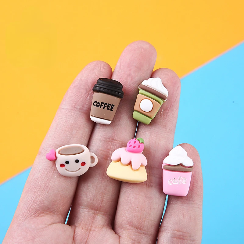 10pcs Cartoon Kawaii Resin Cof - Christmas Craft Embellishment ulasan dan harga