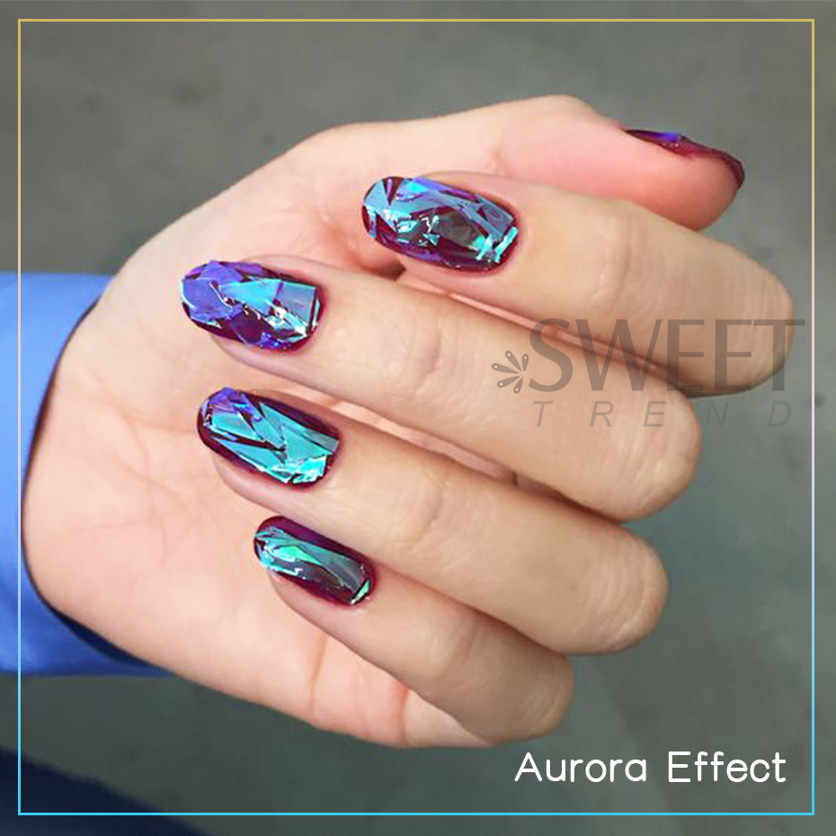 8/10pcs Holographic Aurora Fil - Glitter Vinyl Roll ulasan dan harga