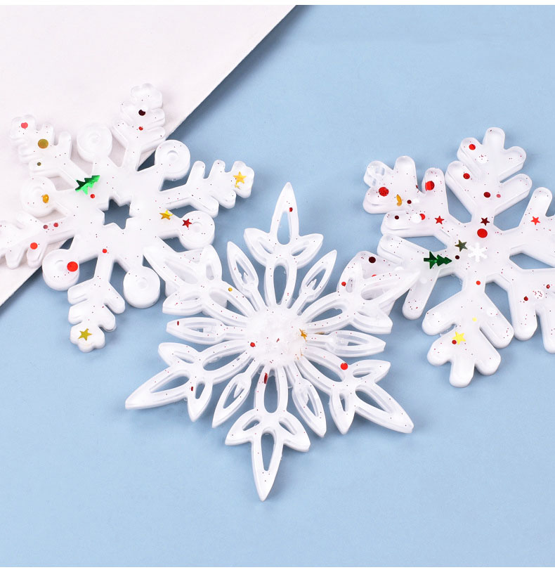 Christmas Hollow Snowflake Orn - Christmas Craft Embellishment ulasan dan harga